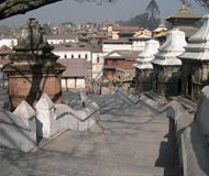 katmandu city stairs