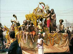 Sadhu Procession